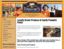 Tablet Screenshot of naumanfarm.com